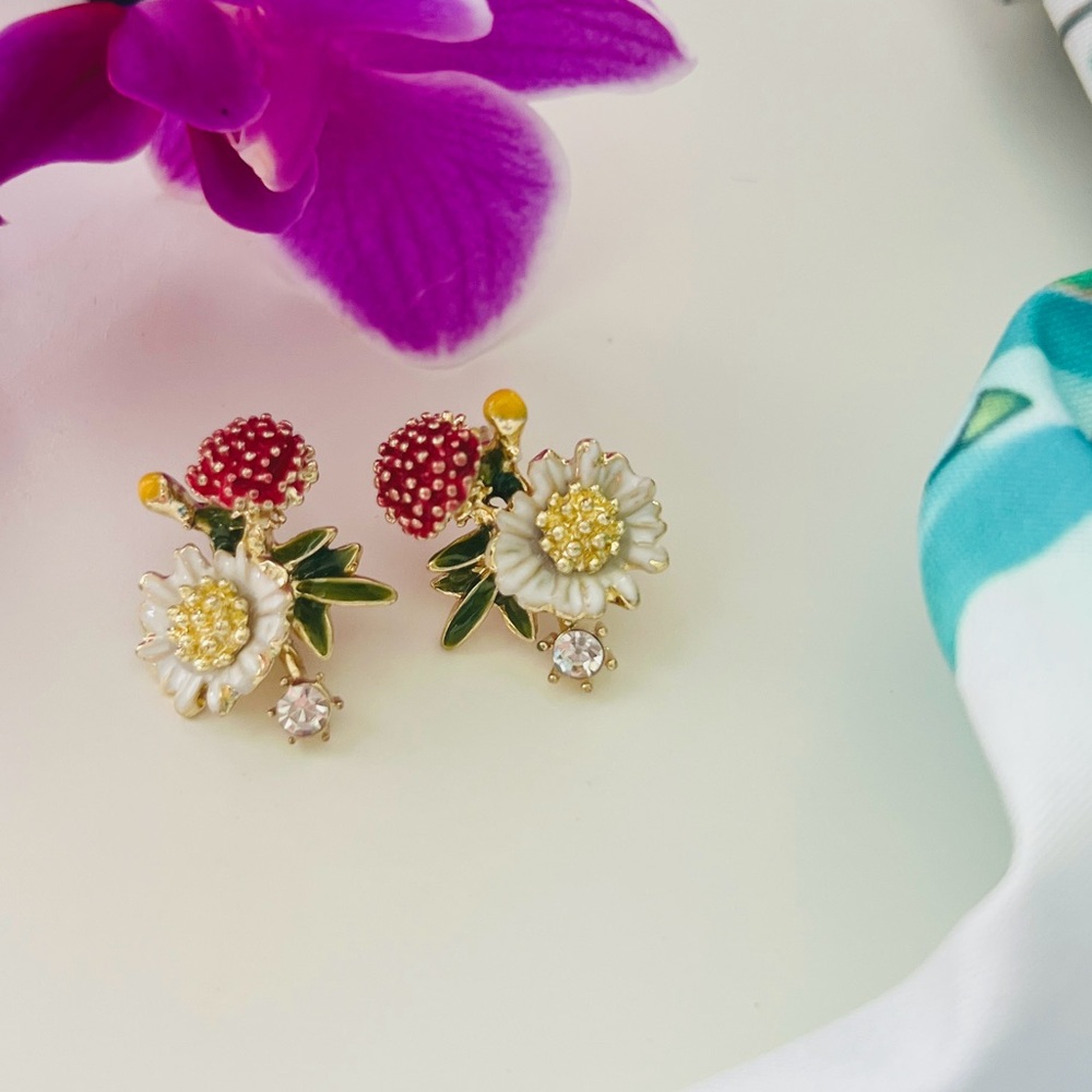 New Artistic Flower Earrings